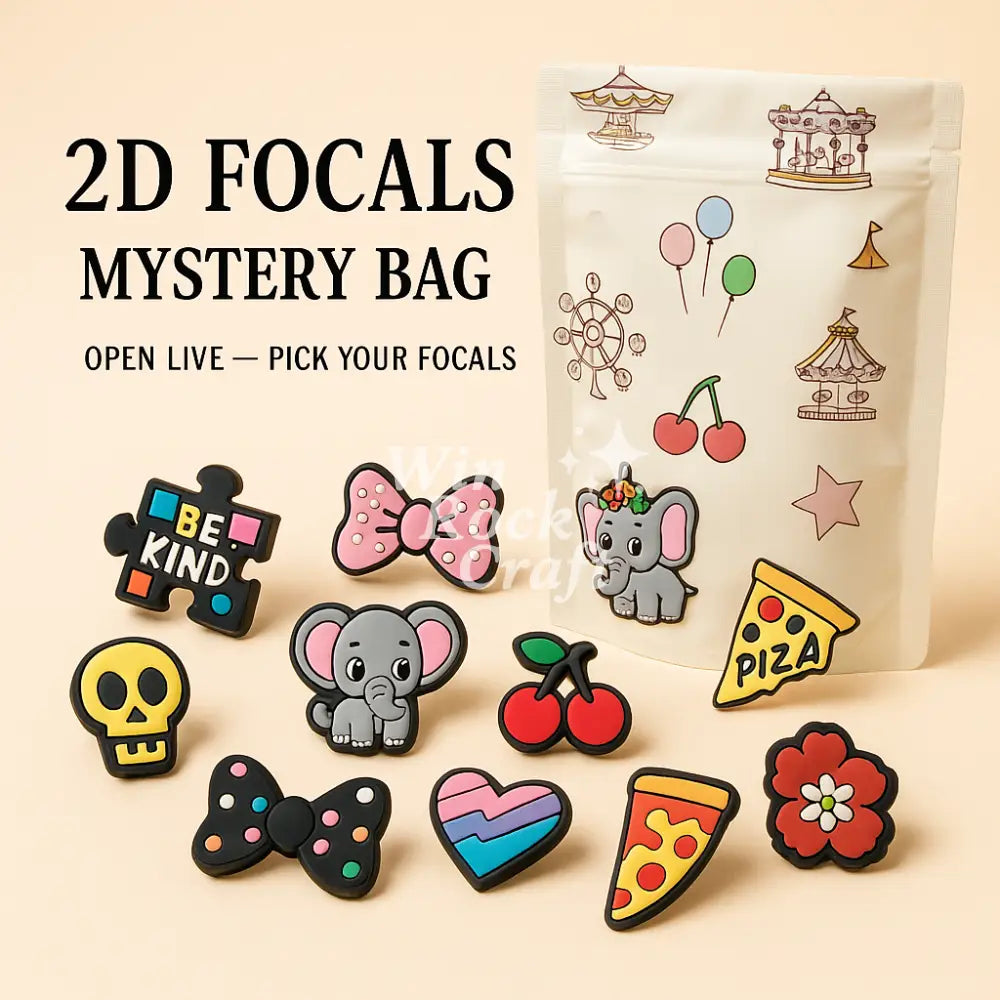 ✏️ 2D Focals Mystery Bag — DIY Pen Toppers | Open LIVE ✨ FOCALS