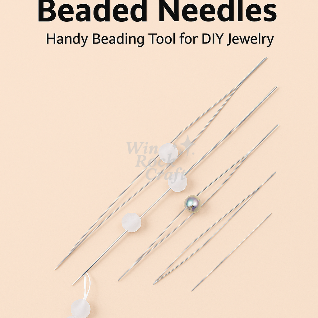 ✨Beading Needles – Open Eye Stringing Tool for DIY Jewelry Making