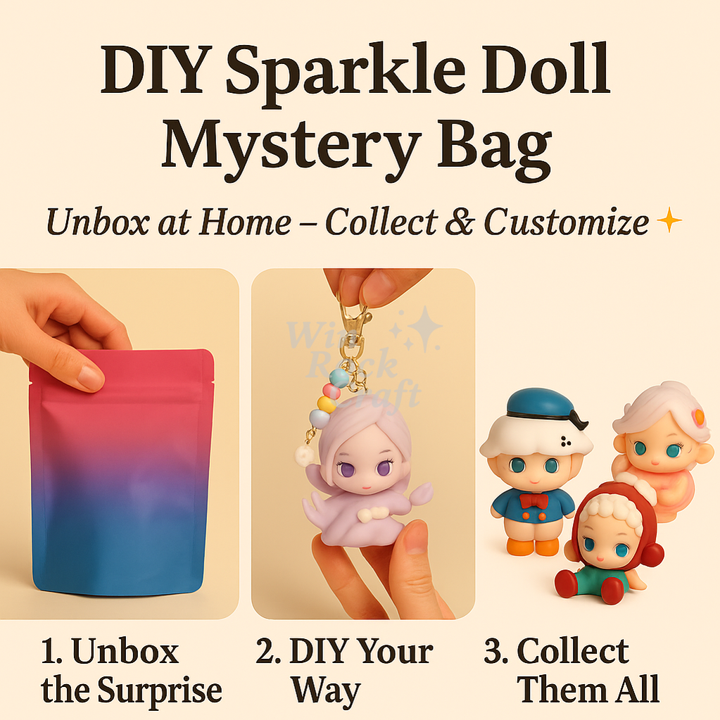 👉 DIY Sparkle Doll Mystery Bag – Unbox at Home, Collect & Customize!