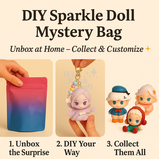 👉 DIY Sparkle Doll Mystery Bag – Unbox at Home, Collect & Customize!
