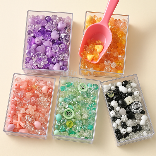 ✨ Pastel Acrylic Beads Mix