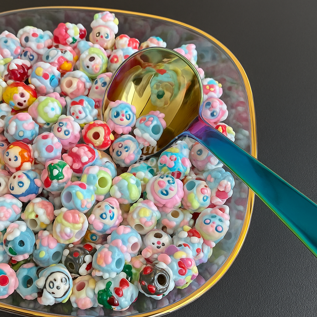 ✨ Stainless Steel Scoop Ladle – Rainbow & Metallic Colors