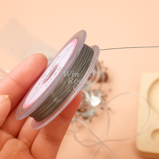 ✨ Premium Jewelry Beading Wire – Stainless Steel Flexible Wire for DIY Necklaces & Bracelets