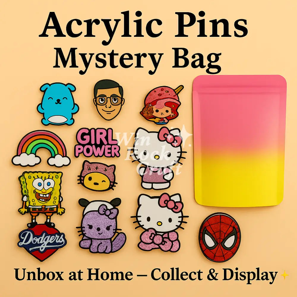 ✨ Acrylic Pin & Patch Blind Bag — Unbox at Home
