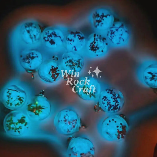 ✨ Glass Globe Dried Flower Pendants — Scoop Mix LIVE | Mixed Colors | DIY Jewelry Charms