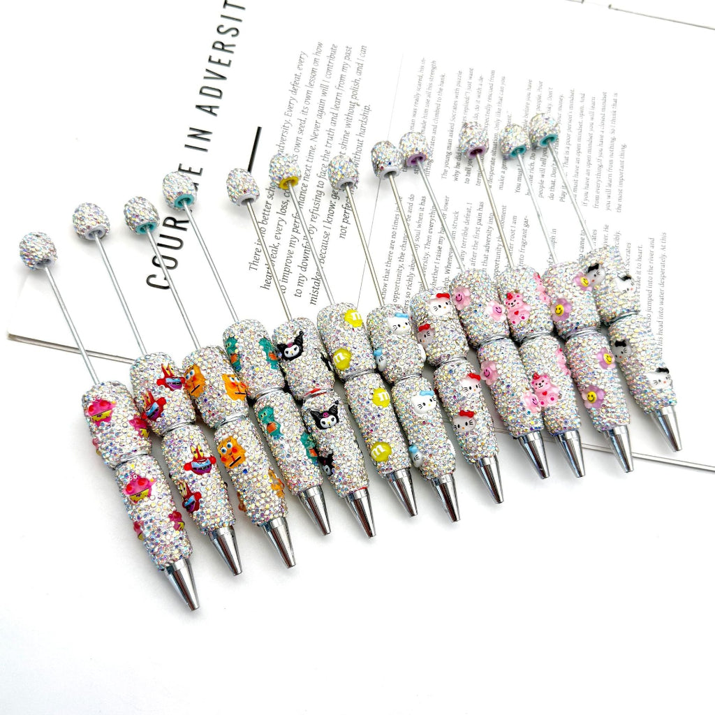 🎁✨Premium Sparkling Beadable Pen Blind Bags – Open in Live