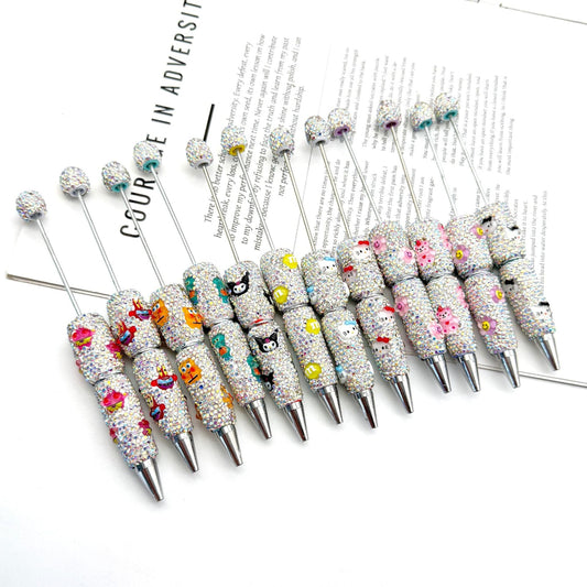 🎁✨Premium Sparkling Beadable Pen Blind Bags – Open in Live