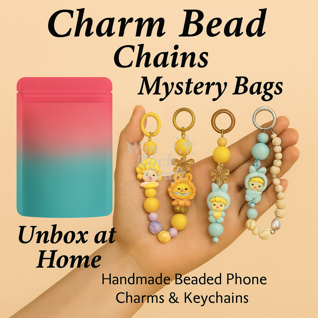 ✨ Dreamy Charm Bead Chains – Mystery Bags, Unbox at Home ✨