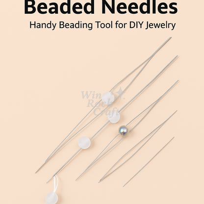 ✨Beading Needles – Open Eye Stringing Tool for DIY Jewelry Making