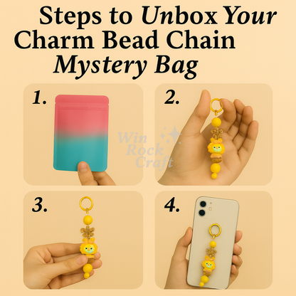✨ Dreamy Charm Bead Chains – Mystery Bags, Unbox at Home ✨