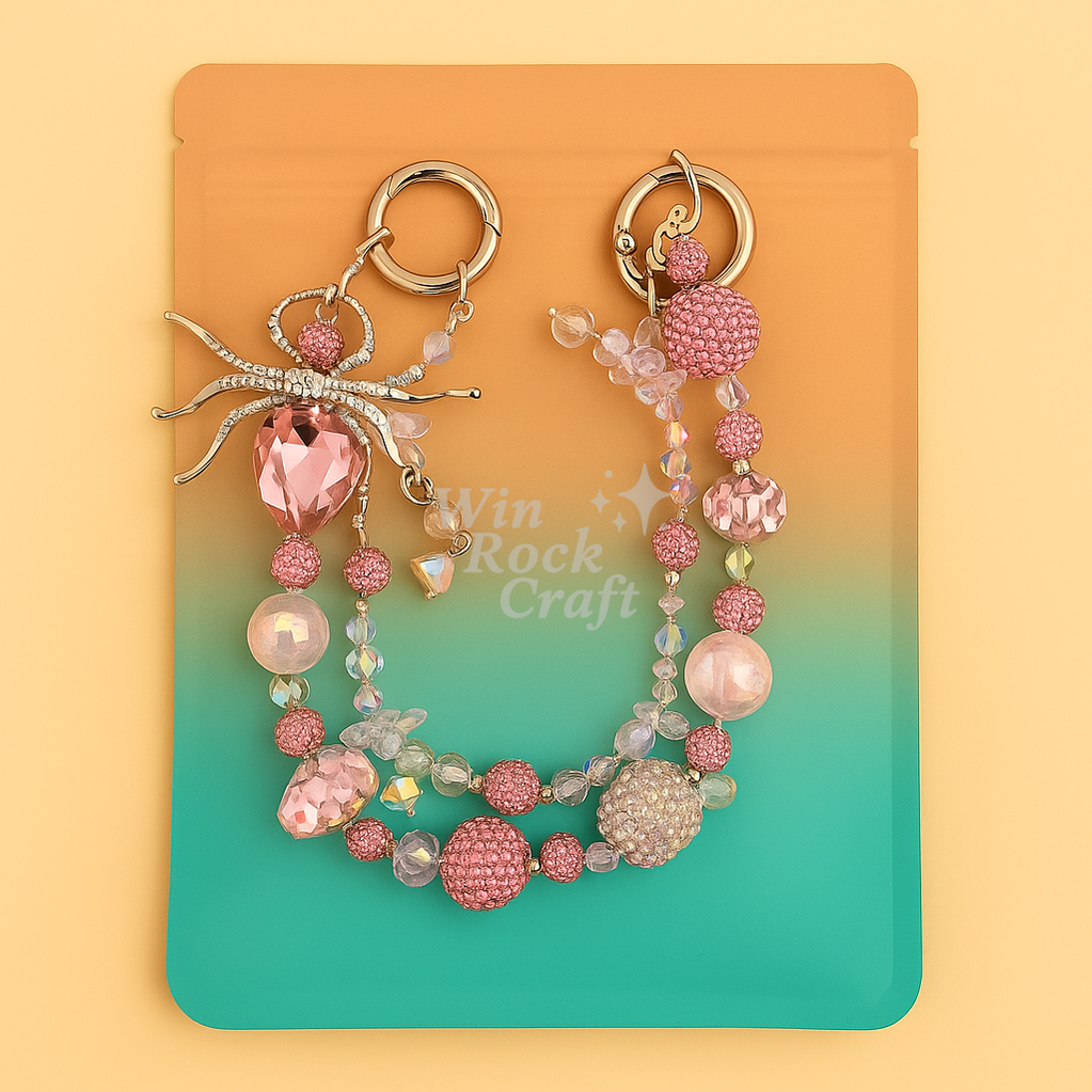 👉 Sparkling Diamond Phone Chains – Rhinestone Blind Bags for Home Unboxing