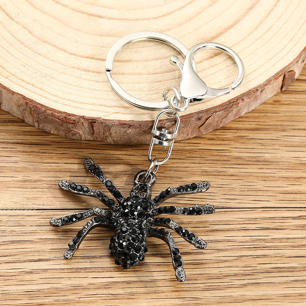 🕷️ Gothic Spider Keychain Bag Charm