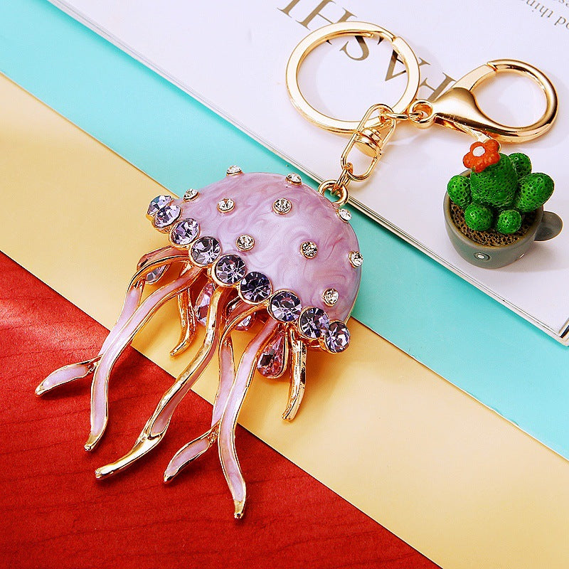 🪼 Cute Jellyfish Keychain Bag Charm