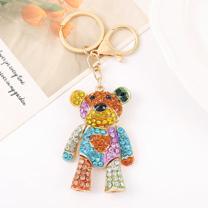 🧸 Cute Bear Keychain Bag Charm