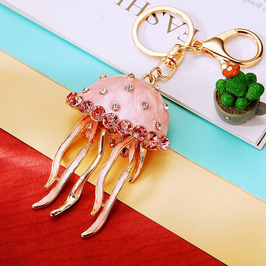 🪼 Cute Jellyfish Keychain Bag Charm