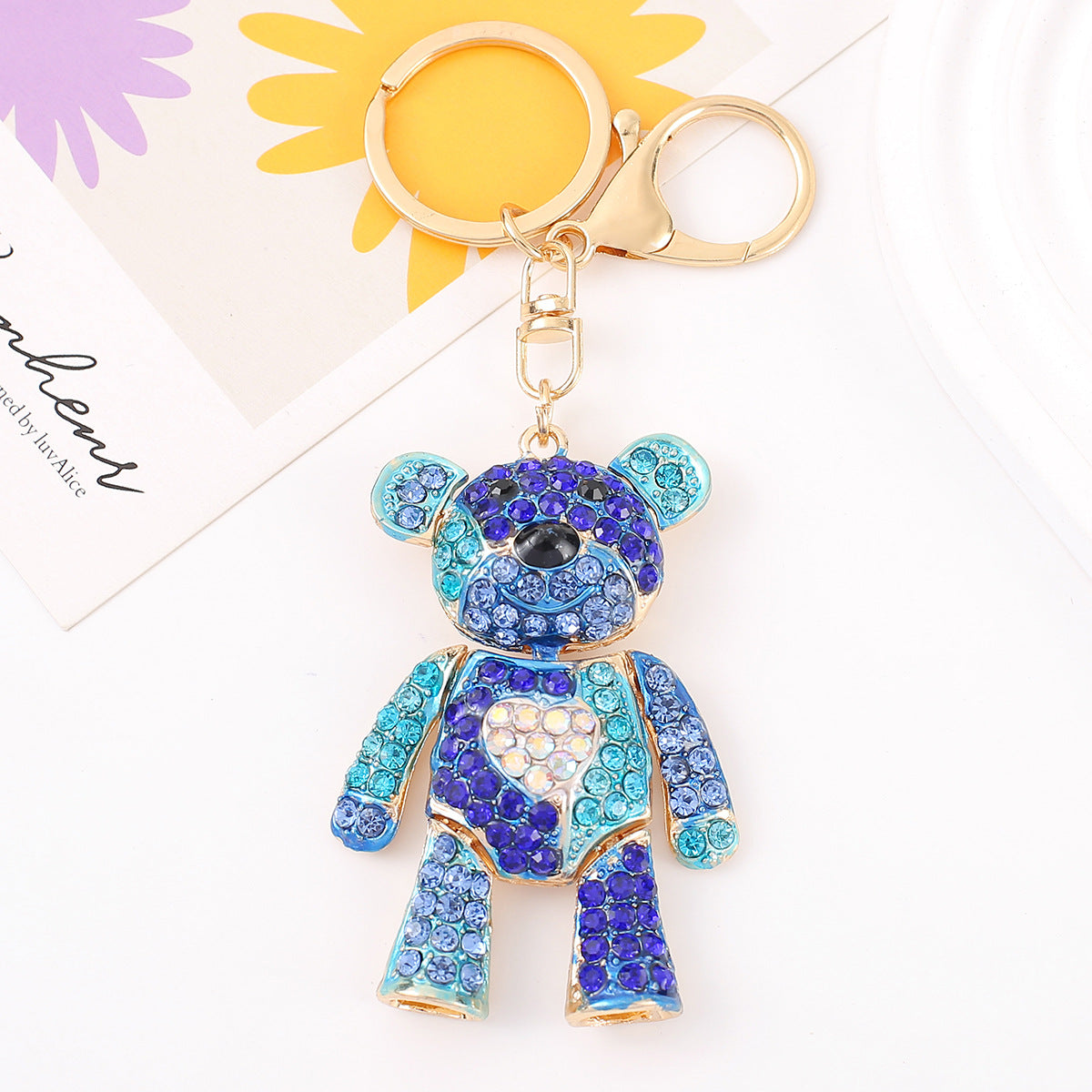 🧸 Cute Bear Keychain Bag Charm