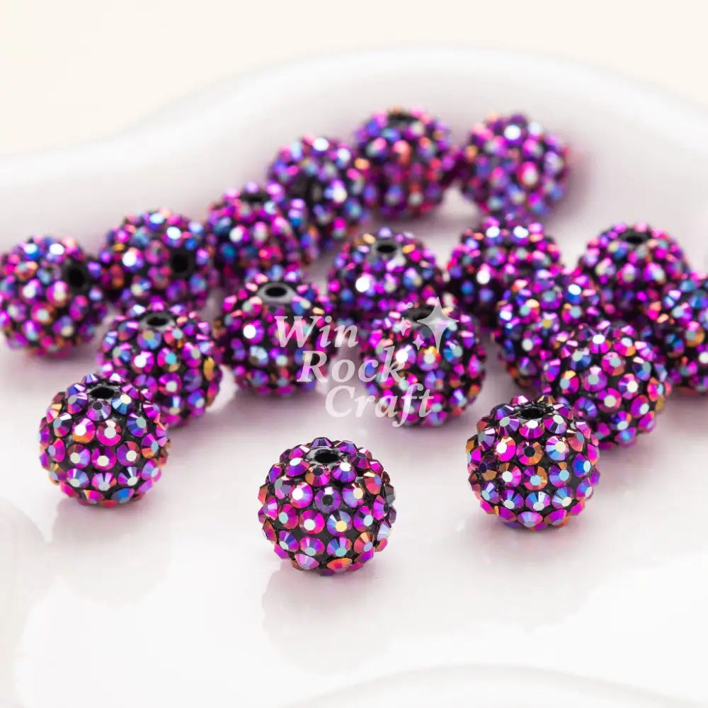 ✨ AB Resin Beads for DIY Jewelry – Mixed Craft Beads BEADS