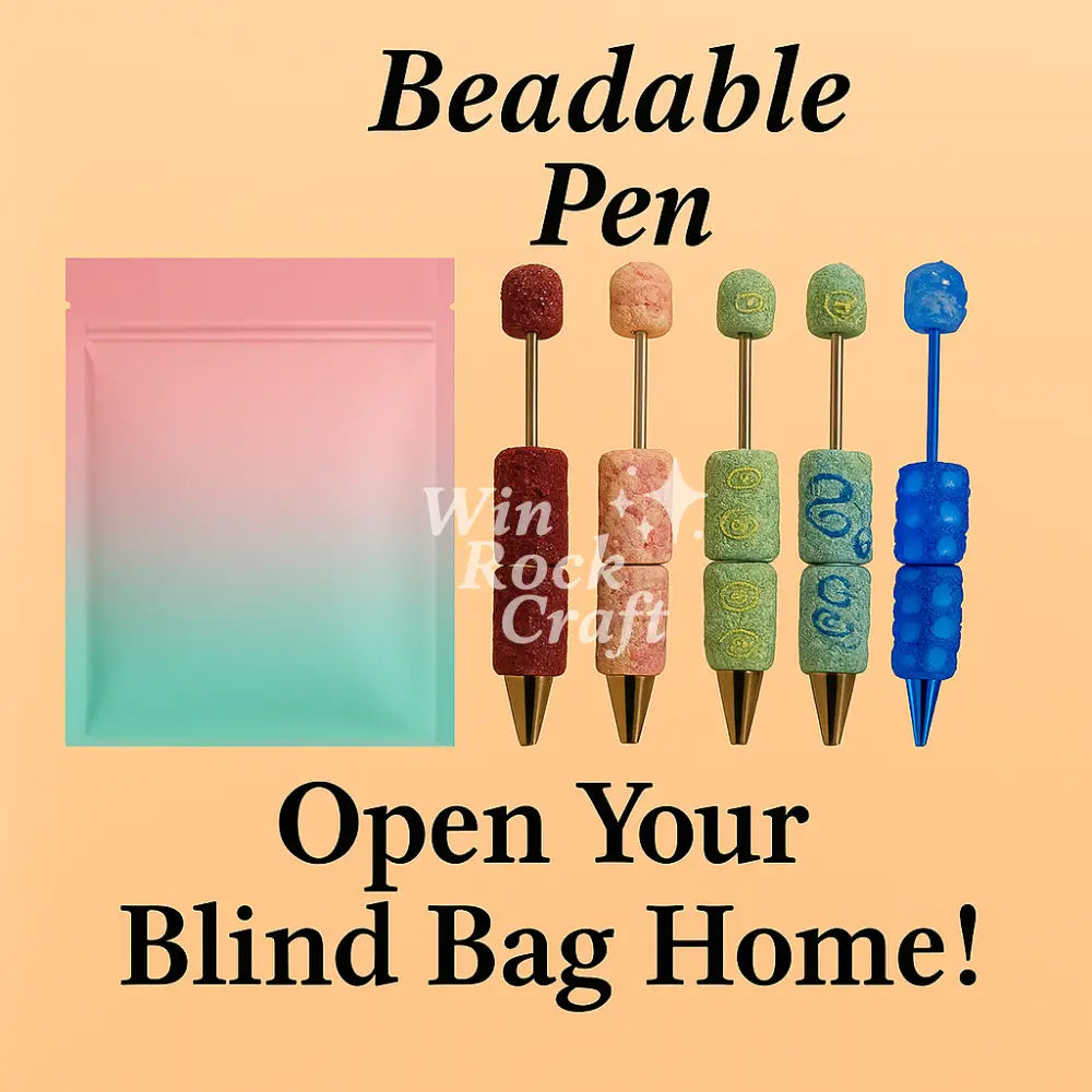 ✨Beadable Pen Mystery Bag – DIY Collect & Sparkle ✨ Beadable Pens