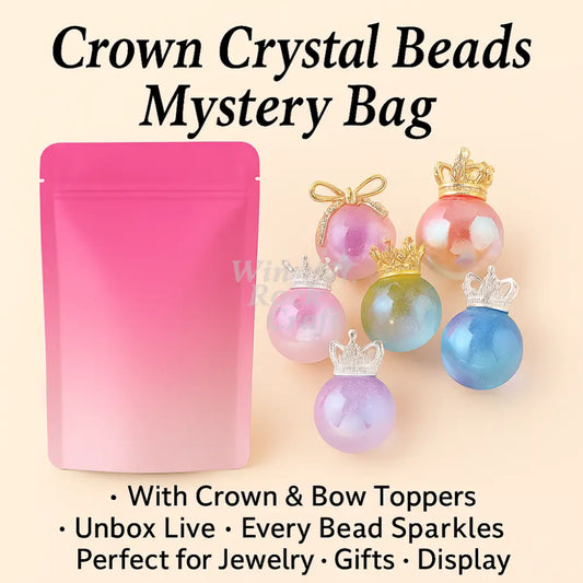 ✨Crown Crystal Beads Mystery Bag – Live Unboxing Surprise BEADS