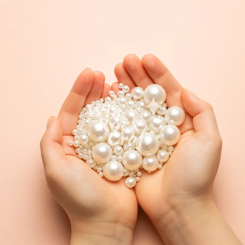 ✨ Faux Pearl Beads Mix — Scoop LIVE BEADS