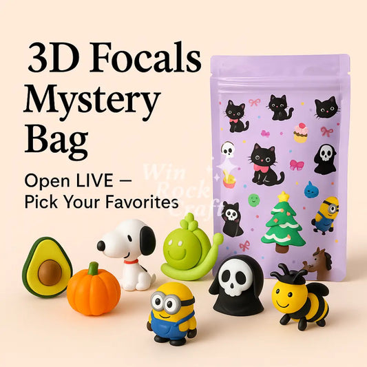 ✏️ Silicone 3D Focals Mystery Bag — DIY Pen Charms | Open LIVE ✨ FOCALS