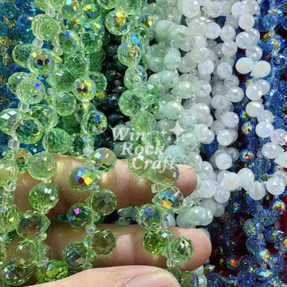 ✨ Strawberry Crystal Faceted Beads Open at Home ✨